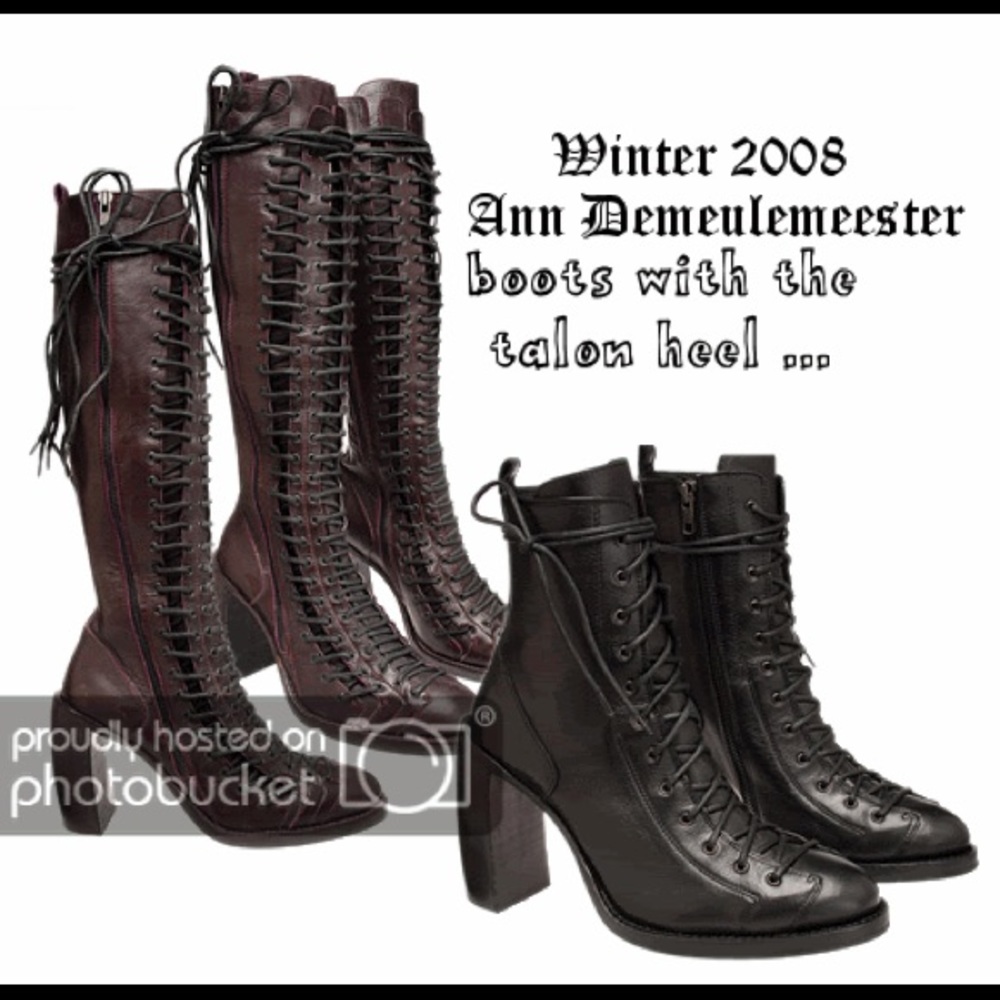 🚨ISO Ann Demeulemeester TALON Boot & TAN SANDAL